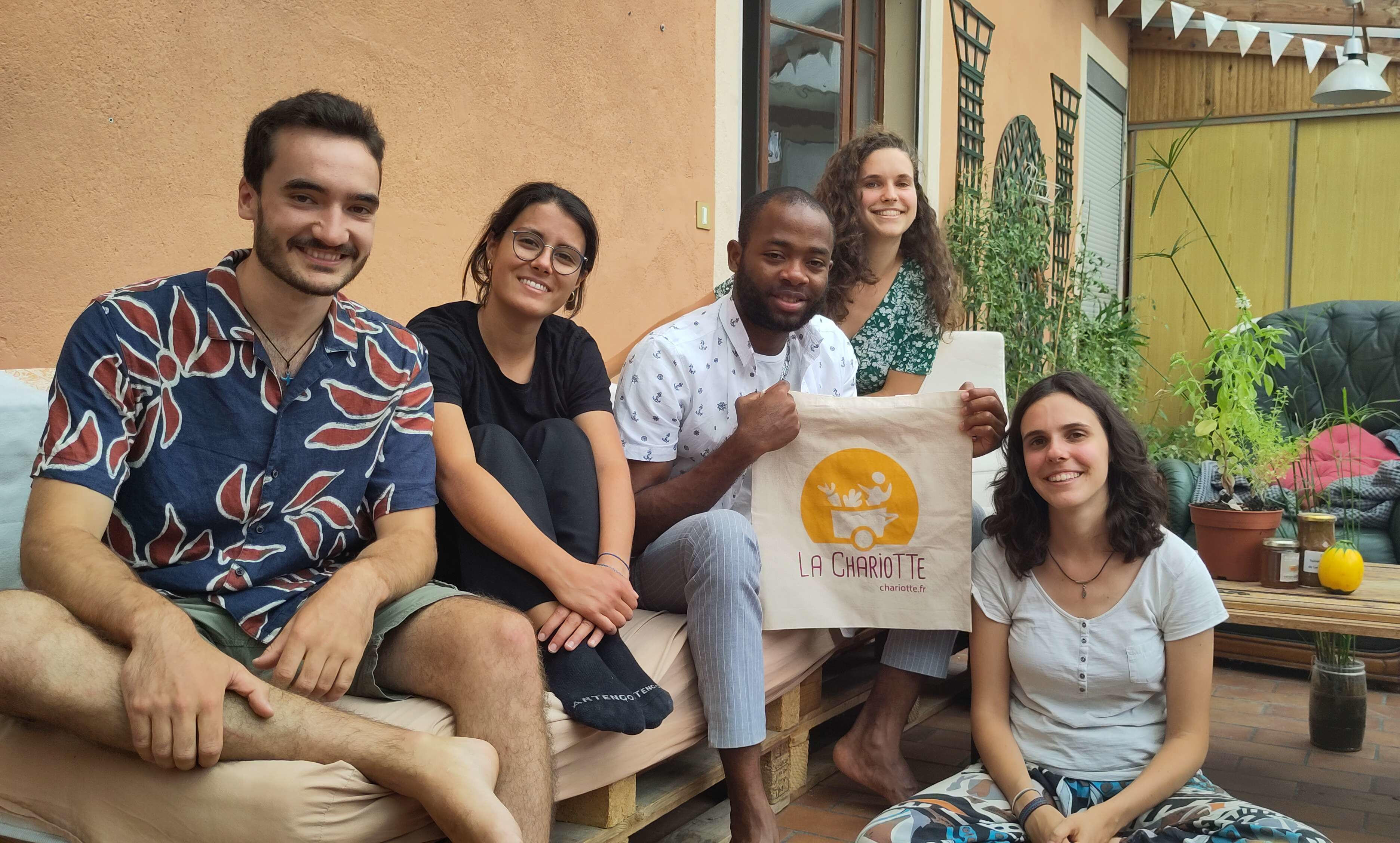 Quelques membres de l'asso Chariotte